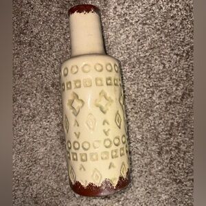 Target Cream and Brown Patterned Vase
